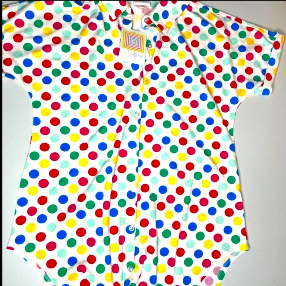 2/$20 Lularoe Polka Dot top sz XS